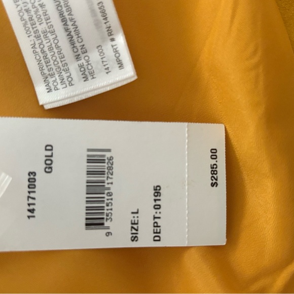 C/MEO Collective Vibrant yellow/gold hi/lo Dress - Picture 9 of 9